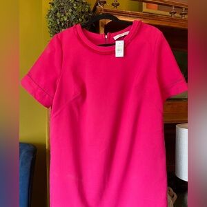 LOFT NWT Fuchsia Short Sleeve Dress